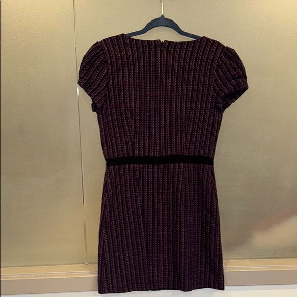 LOFT Violet Tweed Cap Sleeve Mini Dress - Picture 3 of 7